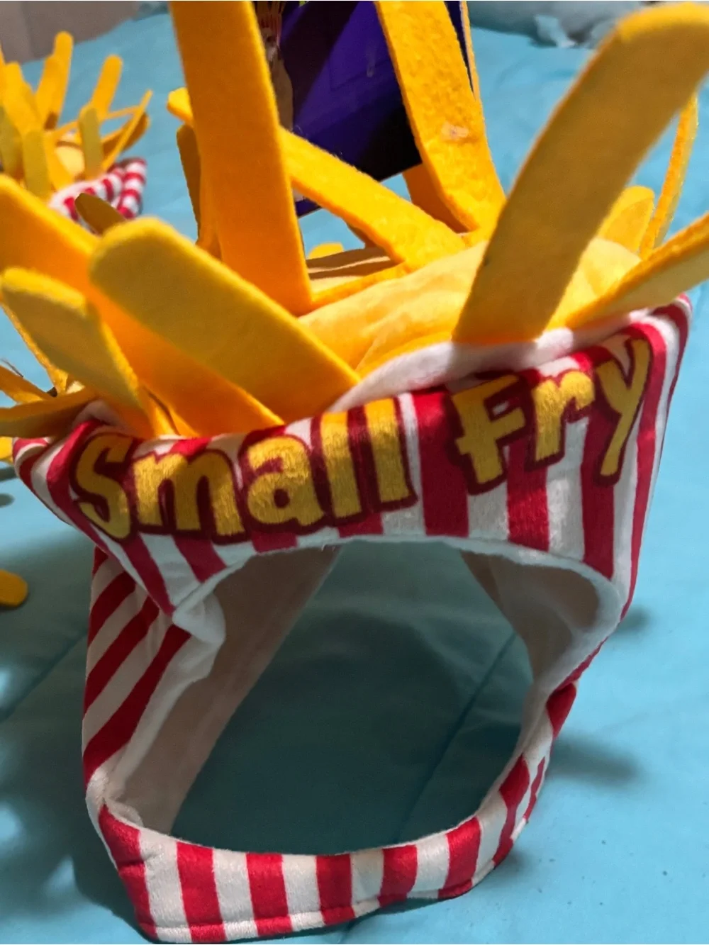 Bootique Yellow French Fry Dog Headpiece L/XL